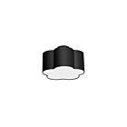 Dainolite PLX-152FH-MB-BK Phlox 3-Lights 120W Black Incandescent Flush Mount