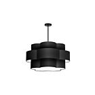 Dainolite PLX-284C-MB-BK Phlox 4-Lights 400W Black Incandescent Chandelier
