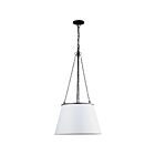 Dainolite PLY-181P-MB-WH Plymouth 1-Light 100W White LED Pendant