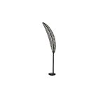 Dainolite PMA-7022F-MB-500 Palma 1-Light 22W Matte Black Floor Lamp