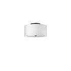 Dainolite POR-163FH-MB-WH Porscha 3-Lights 180W White Incandescent Flush Mount