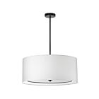 Dainolite POR-304P-MB-WH Porscha 4-Lights 400W White Incandescent Pendant