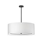 Dainolite POR-344P-MB-WH Porscha 4-Lights 400W White Incandescent Pendant