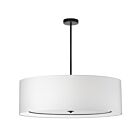 Dainolite POR-406P-MB-WH Porscha 6-Lights 600W White Incandescent Pendant