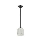 Dainolite PRC-71P-MB Patrice 1-Light 60W Alabaster LED Pendant