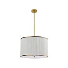 Dainolite PRD-243P-AGB Prudy 4-Lights 400W White LED Pendant