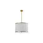 Dainolite PRD-243P-AGB Prudy 4-Lights 400W White LED Pendant