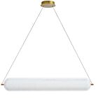 Dainolite PRI-4236LEDHP-AGB Peri 36W Aged Brass Pendant