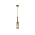 Dainolite PRY-MM-AGB Percy 1-Light 100W Aged Brass LED Pendant