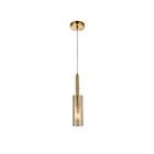 Dainolite PRY-MM-AGB Percy 1-Light 100W Aged Brass LED Pendant