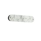 Dainolite PSC-202W-MB Pascal 2-Lights 120W Alabaster and Matte Black LED Wall Sconce