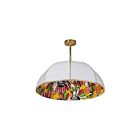 Dainolite PSL-261P-AGB-GW Parasol 1-Light 100W White LED Pendant