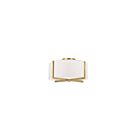 Dainolite PST-153SF-AGB-WH Preston 3-Lights 180W White Incandescent Semi-Flush Mount