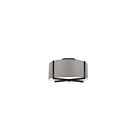 Dainolite PST-153SF-MB-GRY Preston 3-Lights 180W Grey Incandescent Semi-Flush Mount