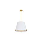 Dainolite PST-184P-AGB-WH Preston 4-Lights 240W White LED Pendant