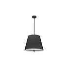 Dainolite PST-184P-MB-BK Preston 4-Lights 240W Black LED Pendant
