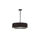 Dainolite PST-214P-MB-BK Preston 4-Lights 240W Black Incandescent Pendant
