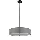 Dainolite PST-214P-MB-GRY Preston 4-Lights 240W Grey Incandescent Pendant
