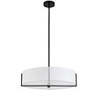 Dainolite PST-214P-MB-WH Preston 4-Lights 240W White Incandescent Pendant