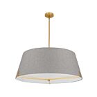 Dainolite PST-324P-AGB-GRY Preston 4-Lights 240W Grey LED Pendant