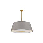 Dainolite PST-324P-AGB-GRY Preston 4-Lights 240W Grey LED Pendant