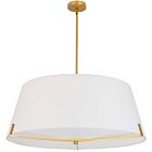 Dainolite PST-324P-AGB-WH Preston 4-Lights 240W White LED Pendant