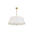 Dainolite PST-324P-AGB-WH Preston 4-Lights 240W White LED Pendant