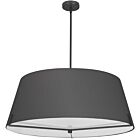 Dainolite PST-324P-MB-BK Preston 4-Lights 240W Black LED Pendant