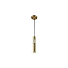 Dainolite PSW-121P-AGB Passwell 1-Light 50W Aged Brass LED Pendant