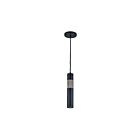 Dainolite PSW-121P-MB-SC Passwell 1-Light 50W Matte Black LED Pendant