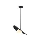 Dainolite PVN-1612LEDP-MB Paven 1-Light 12W Matte Black LED Pendant