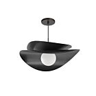 Dainolite PVN-2015LEDP-MB Paven 1-Light 15W Matte Black LED Pendant