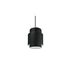 Dainolite PYA-141P-MB-BK Priya 1-Light 6W Black Incandescent Pendant