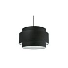 Dainolite PYA-224C-MB-BK Priya 4-Lights 24W Black Incandescent Chandelier