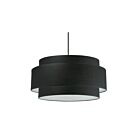 Dainolite PYA-304C-MB-BK Priya 4-Lights 24W Black Incandescent Chandelier