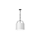 Dainolite QCY-181P-BK-WH Quincy 1-Light 60W white LED Pendant
