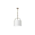 Dainolite QCY-181P-GLD-WH Quincy 1-Light 60W white LED Pendant