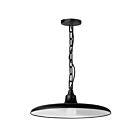 Dainolite QTN-181P-MB Quentin 1-Light 60W Matte Black LED Pendant