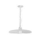 Dainolite QTN-181P-MW Quentin 1-Light 60W Matte White LED Pendant