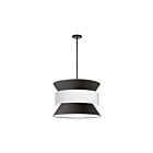 Dainolite QUA-244P-BK-WH Questa 4-Lights 240W Black LED Pendant