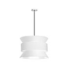 Dainolite QUA-244P-WH Questa 4-Lights 240W White LED Pendant