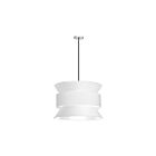 Dainolite QUA-244P-WH Questa 4-Lights 240W White LED Pendant