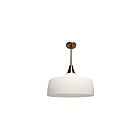 Dainolite RAC-161P-AGB Rachana 1-Light 60W White LED Pendant