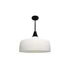 Dainolite RAC-161P-MB Rachana 1-Light 60W White LED Pendant