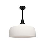 Dainolite RAC-161P-MB Rachana 1-Light 60W White LED Pendant