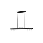 Dainolite RAL-429HP-MB Raleigh 9-Lights 225W Matte Black Pendant