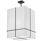 Dainolite RAQ-184P-MB-WH Raquel 4-Lights 240W White Pendant