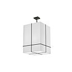 Dainolite RAQ-184P-MB-WH Raquel 4-Lights 240W White Pendant