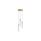 Dainolite RBN-1230LEDP-AGB Reuben 3-Lights 30W White LED Pendant