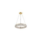 Dainolite RBN-2360LEDP-AGB-ALB Reuben 1-Light 56W Faux Alabaster LED Pendant